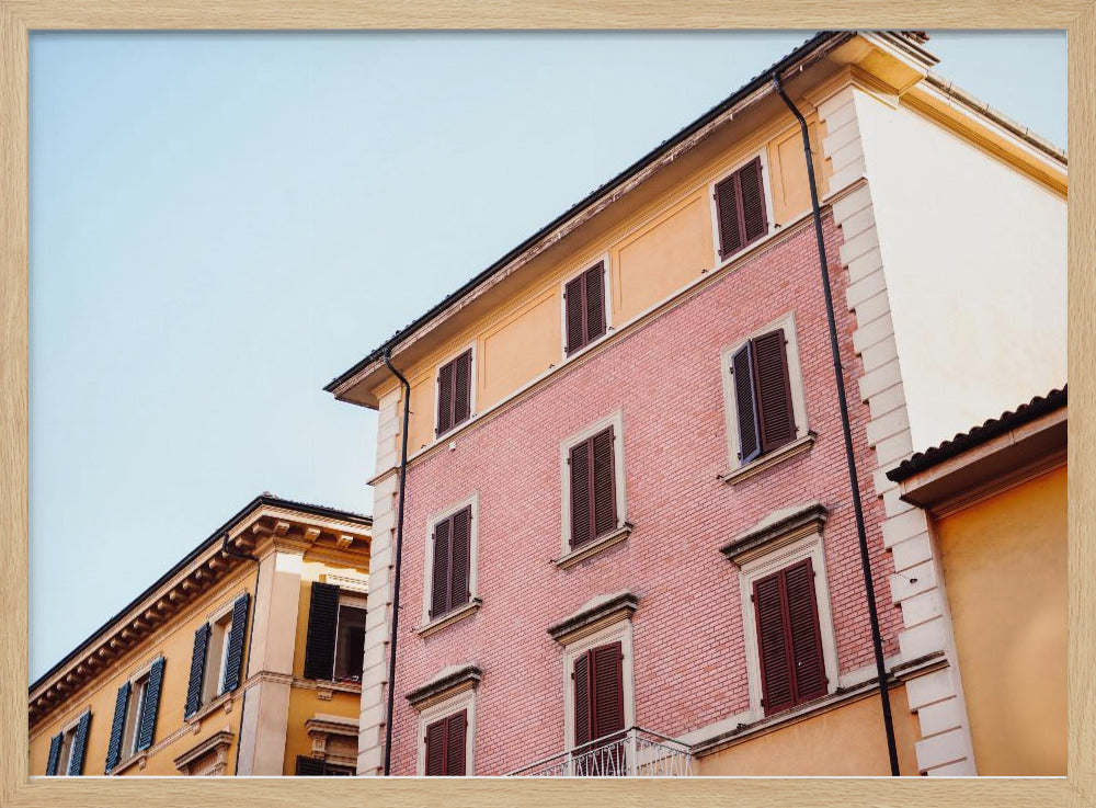 Pastell Bologna | Italien Reisefotografie | Poster