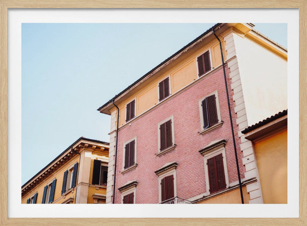Pastell Bologna | Italien Reisefotografie | Poster