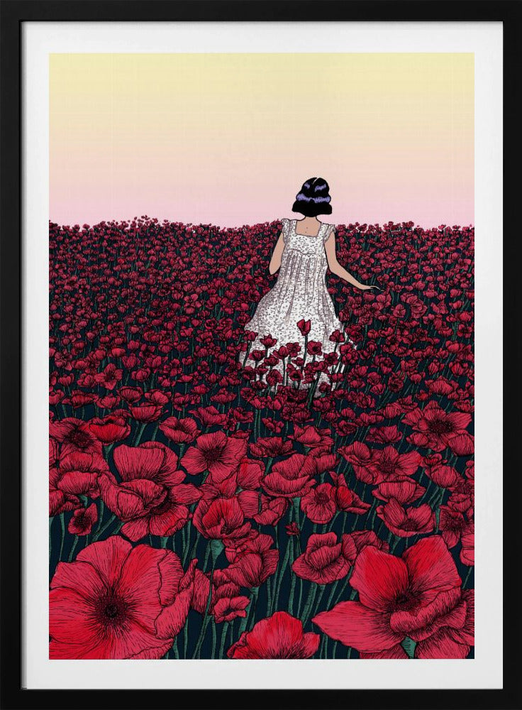 Mohnfeld Original Farbkopie 2 | Poster