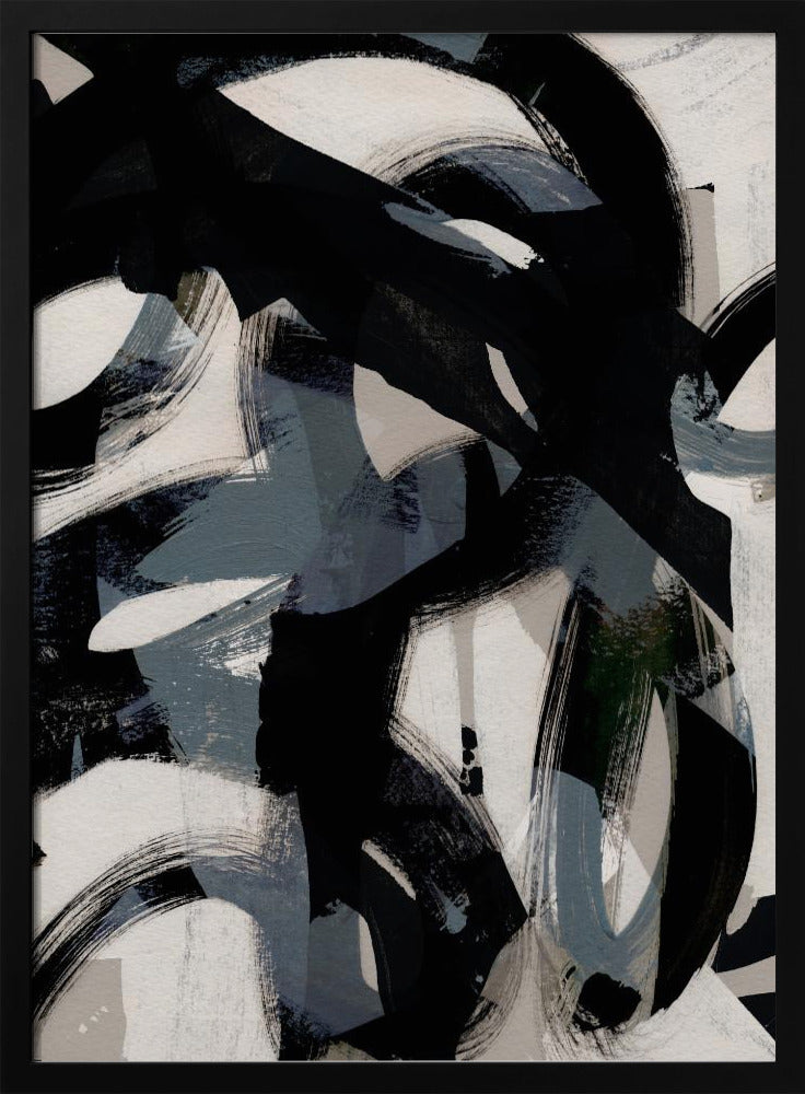 Abstrakte Pinselstriche 152 | Poster