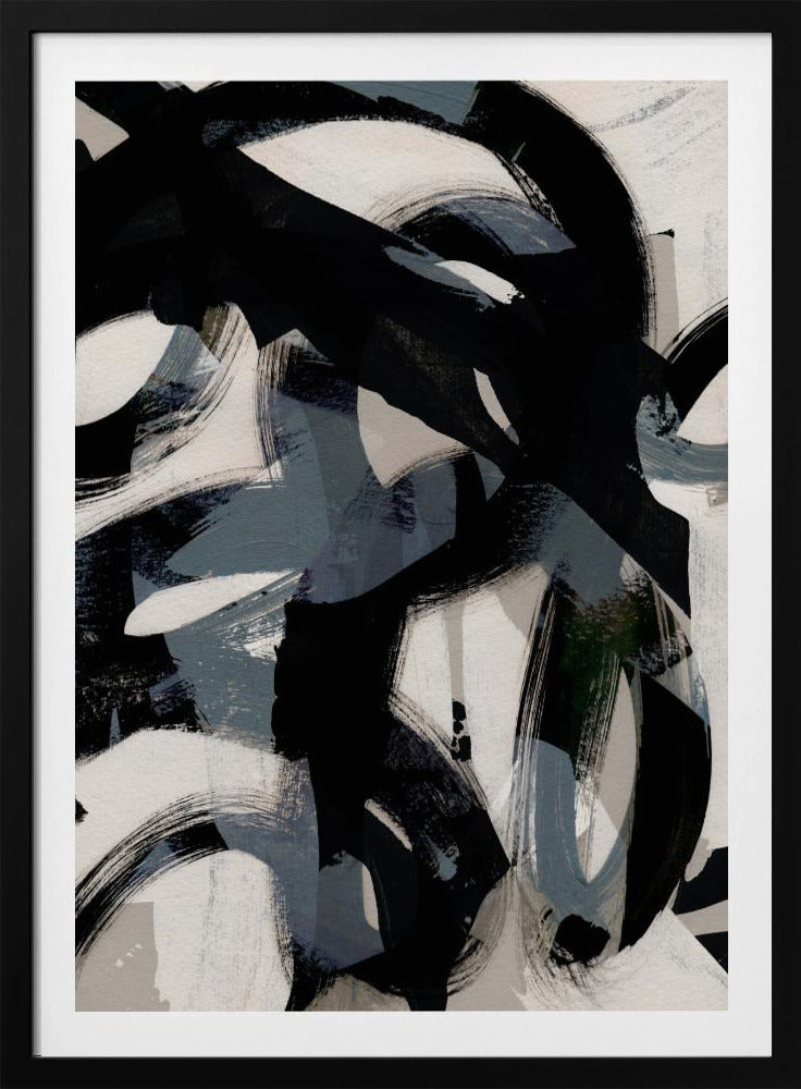 Abstrakte Pinselstriche 152 | Poster