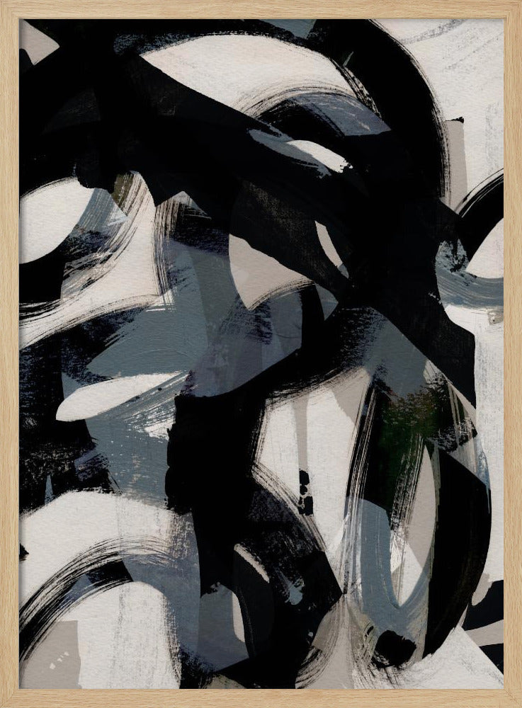 Abstrakte Pinselstriche 152 | Poster