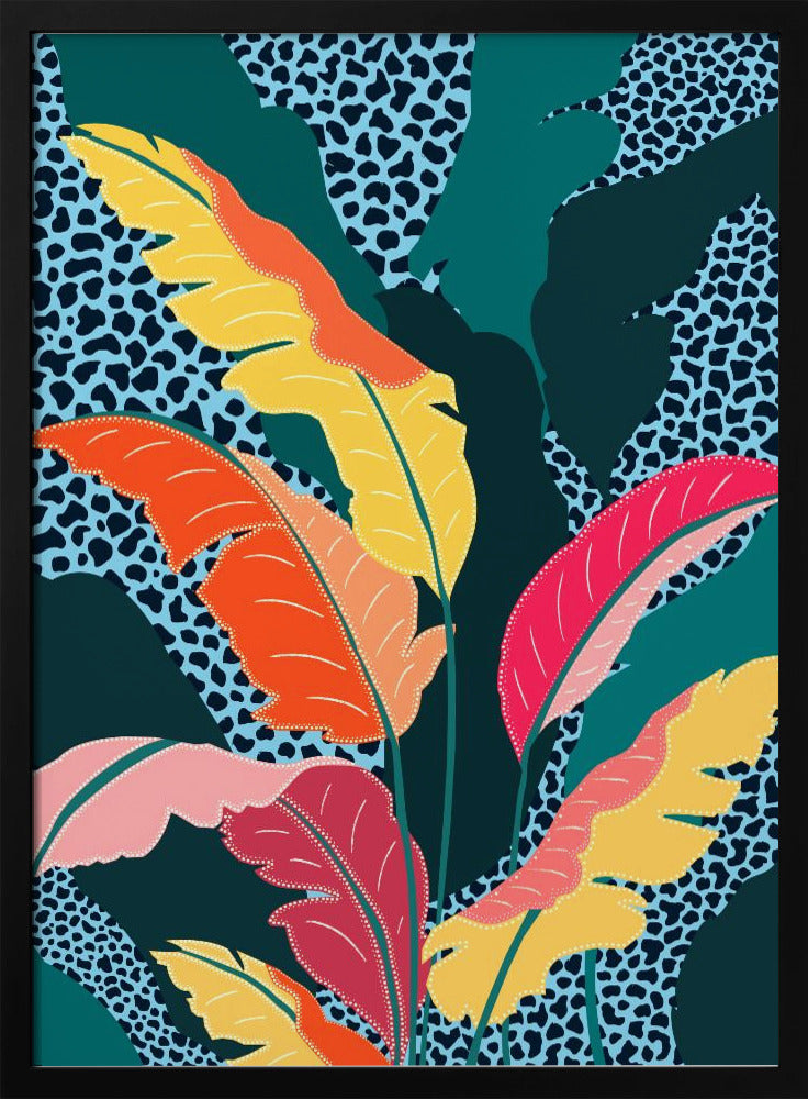 Blaugrün & Mandarine | Poster