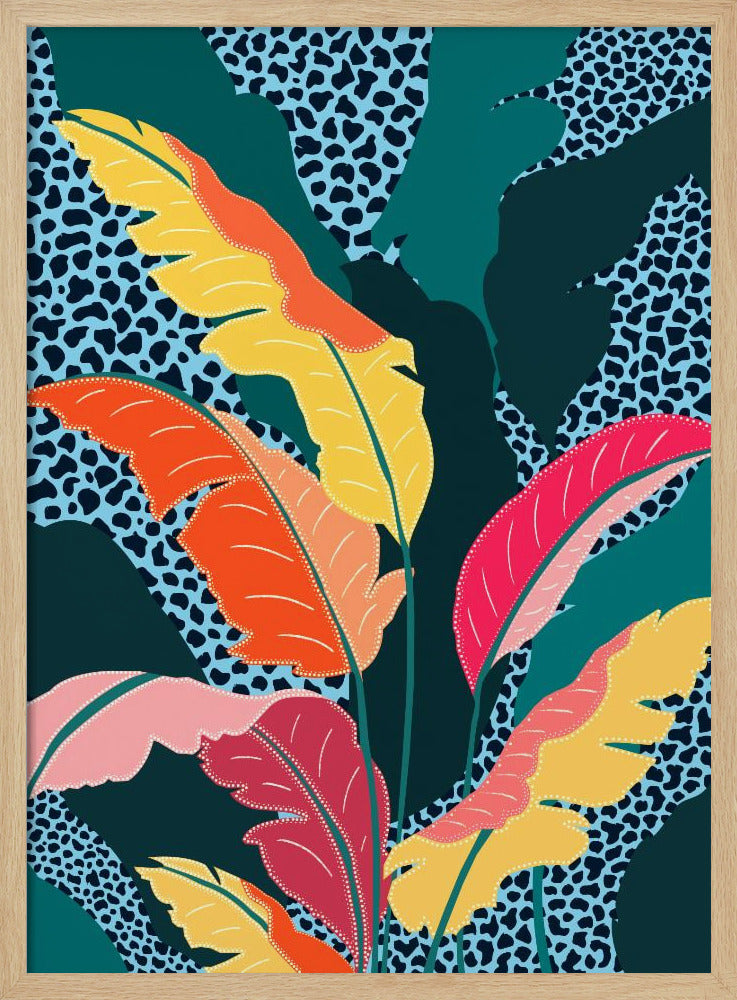 Blaugrün & Mandarine | Poster