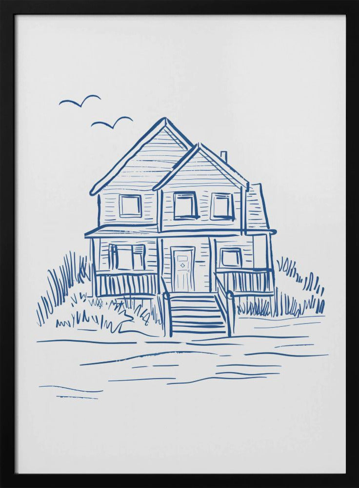 Strandhaus auf Nantucket | Poster