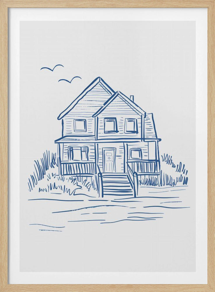 Strandhaus auf Nantucket | Poster