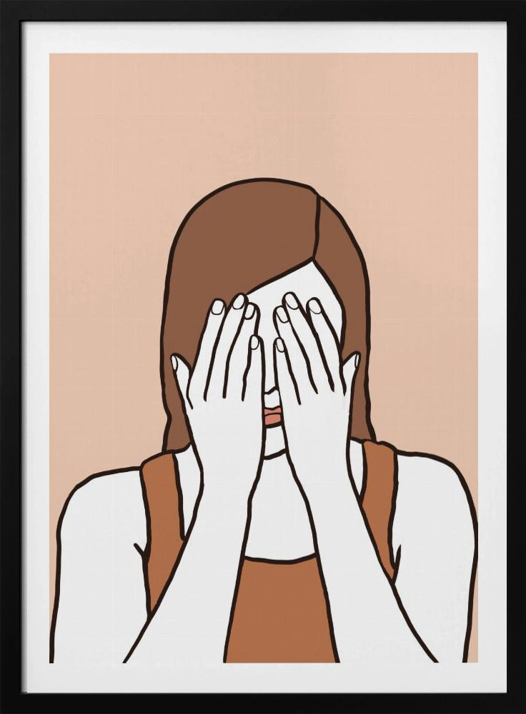 Schüchterne Frau | Poster
