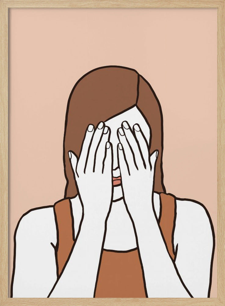 Schüchterne Frau | Poster