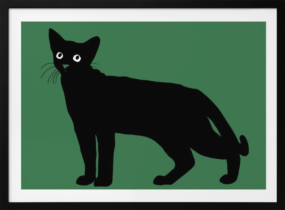 Schwarze Katze | Poster
