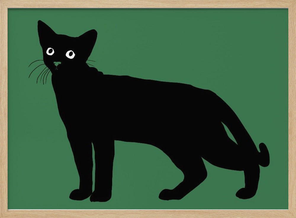 Schwarze Katze | Poster