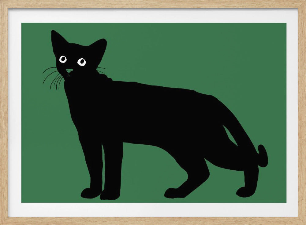 Schwarze Katze | Poster