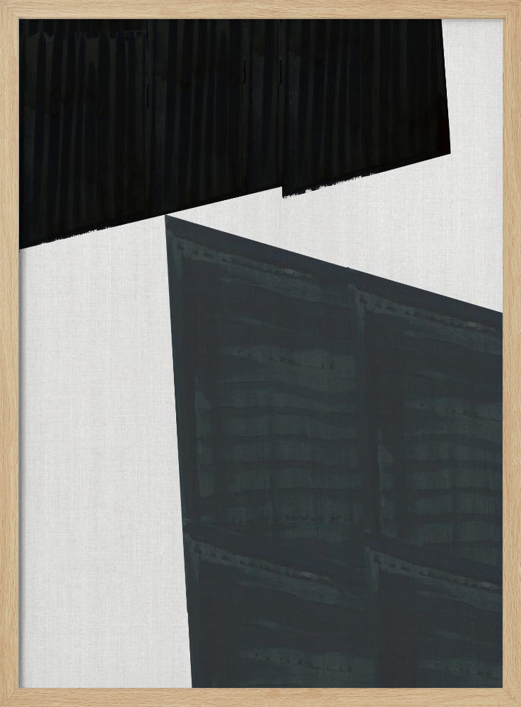 Gezackte Kante Abstrakt 1 | Poster