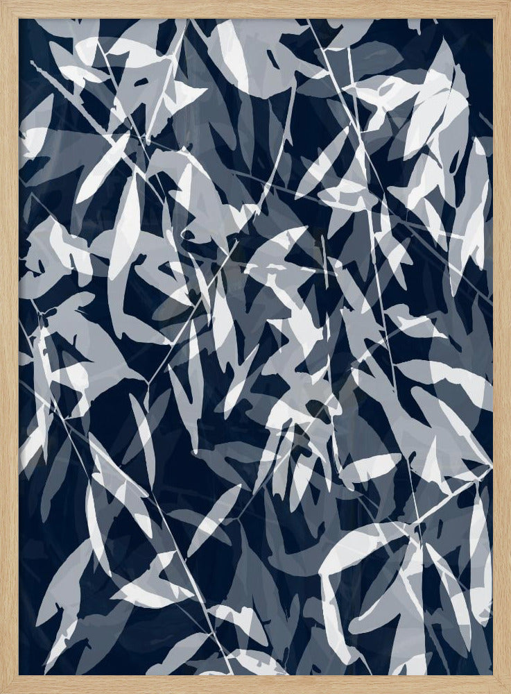 Marineweißer Bambus 3 | Poster