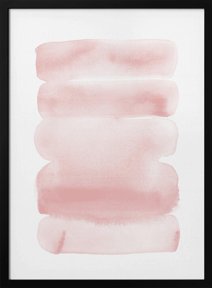 Abstrakte Blush-Streifen | Poster