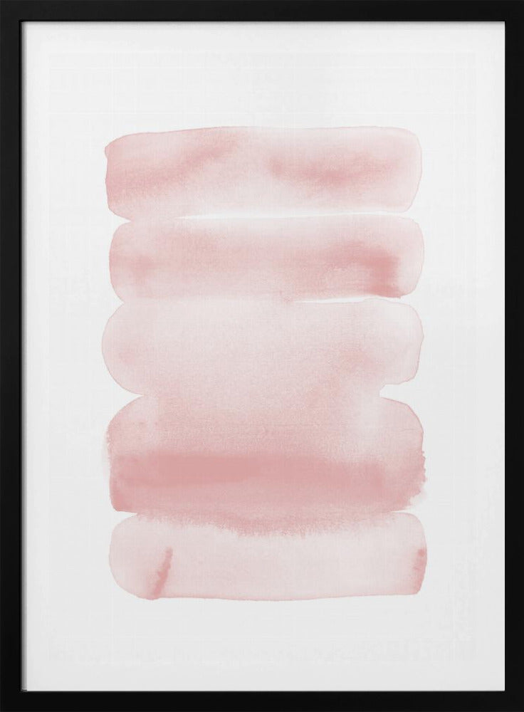 Abstrakte Blush-Streifen | Poster