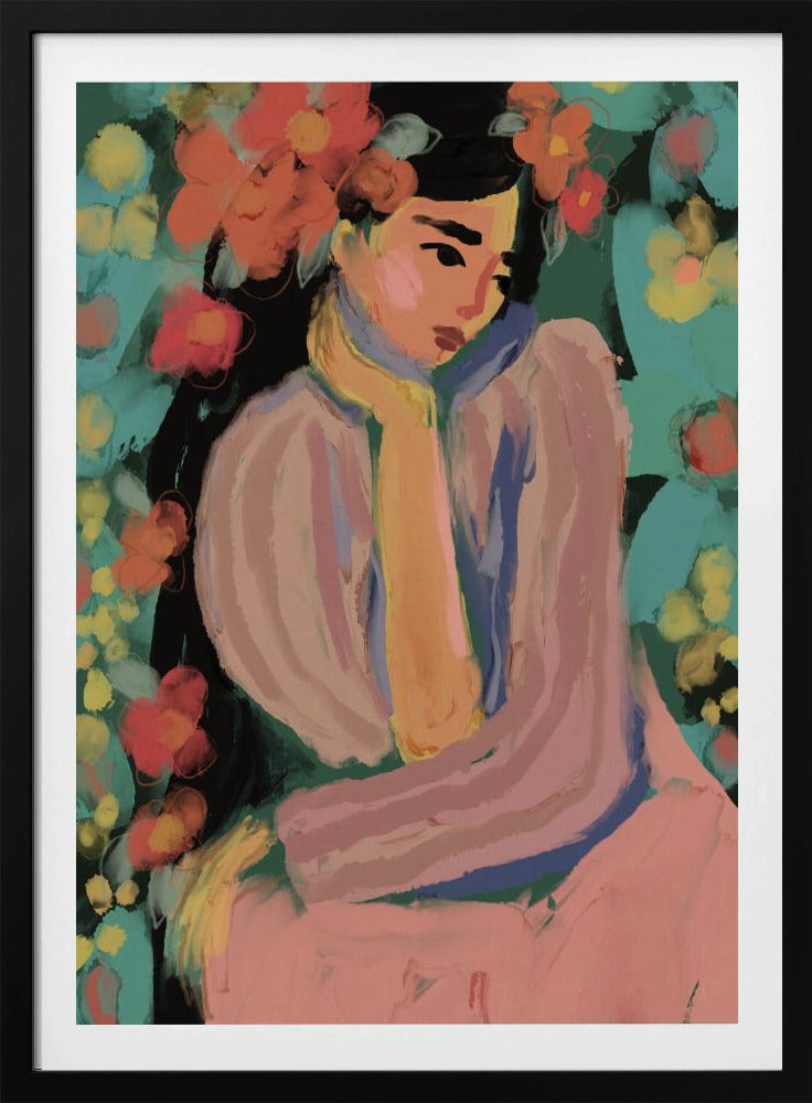 Nachdenkliche Blüten | Poster