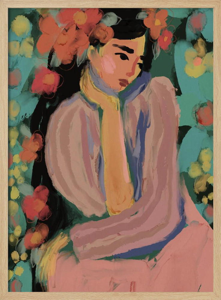 Nachdenkliche Blüten | Poster