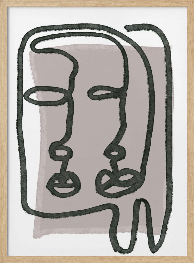 Gesichter abstrakt | Poster