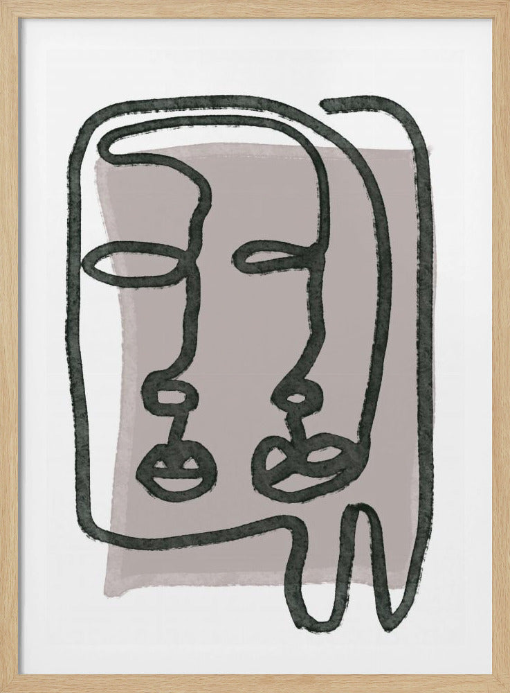 Gesichter abstrakt | Poster