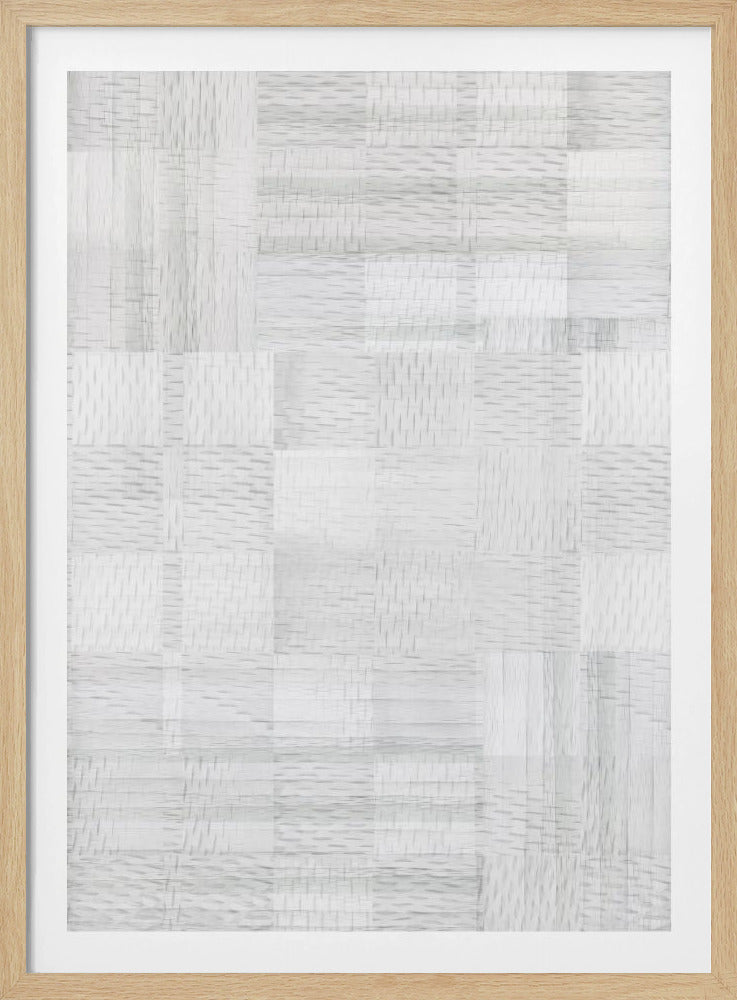 Weiße gewebte Blöcke 2 | Poster