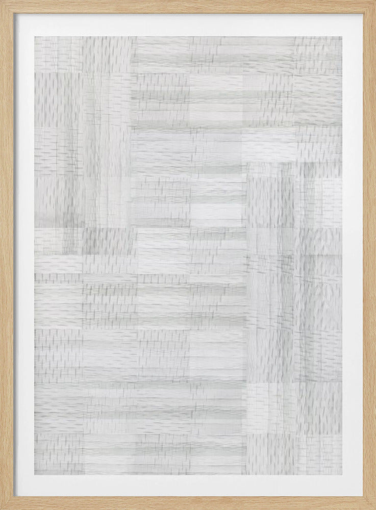 Weiße gewebte Blöcke 1 | Poster