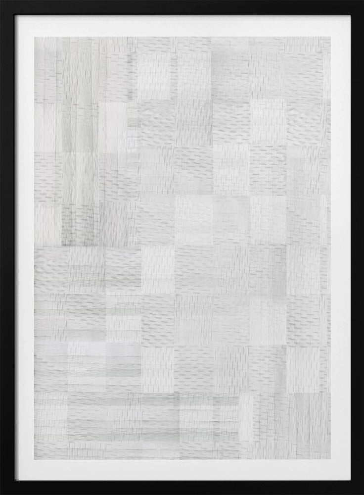 Weiße gewebte Blöcke 3 | Poster