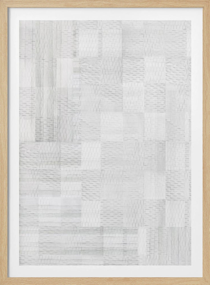 Weiße gewebte Blöcke 3 | Poster