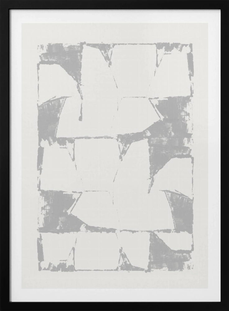 Grauweiß auf Weiß 2 | Poster
