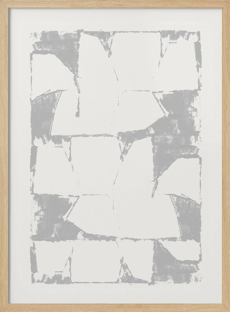 Grauweiß auf Weiß 2 | Poster