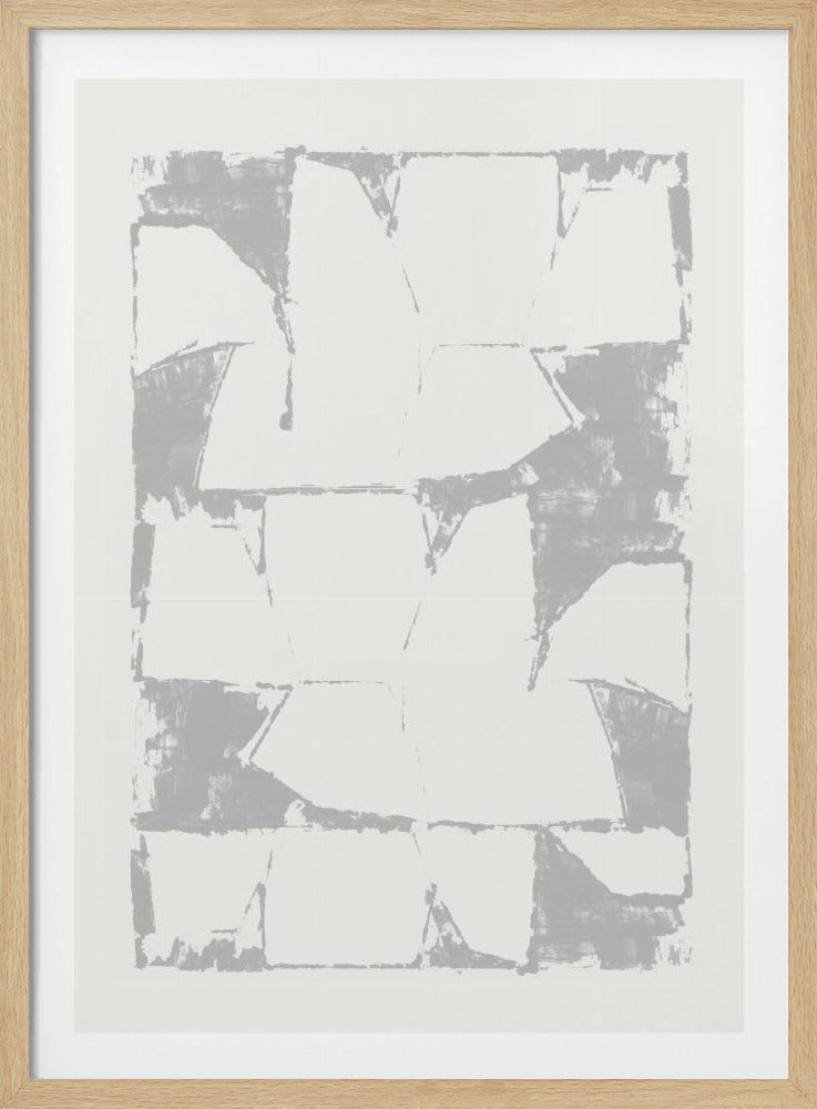 Grauweiß auf Weiß 2 | Poster