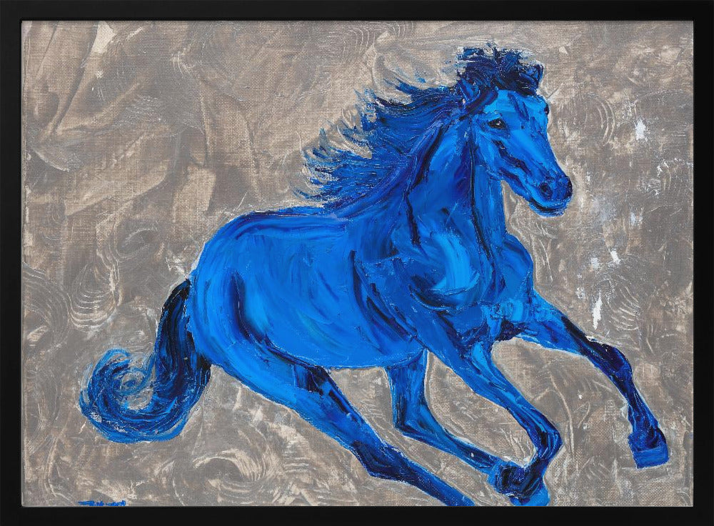 Blaues Pferd | Poster