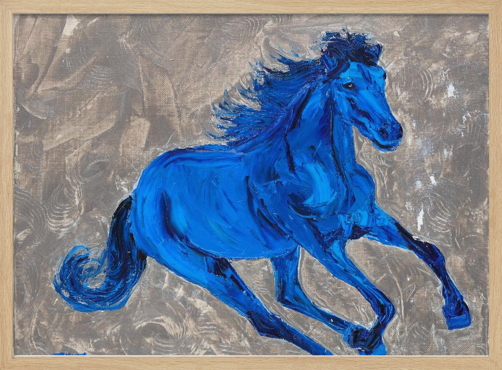 Blaues Pferd | Poster