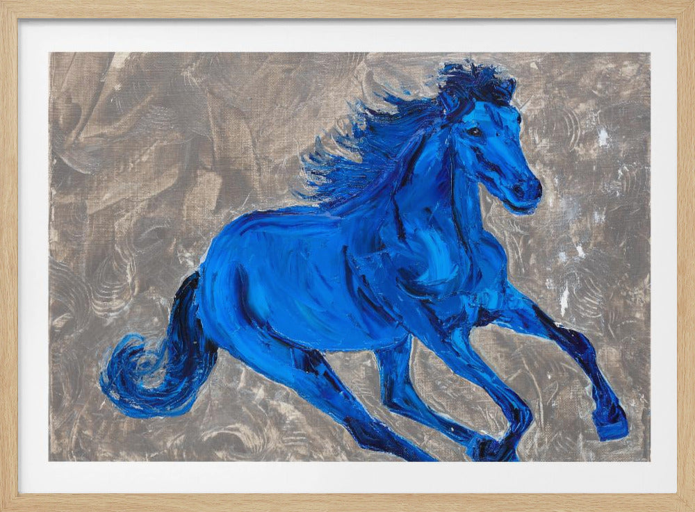 Blaues Pferd | Poster