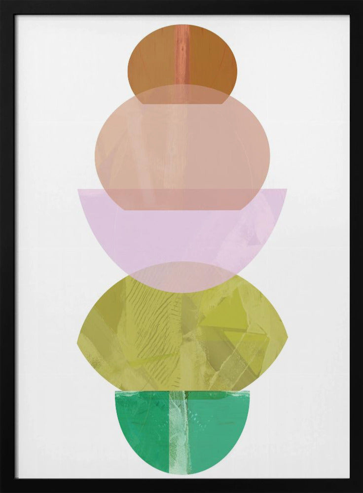 Farbige Formen Stapel 2 | Poster