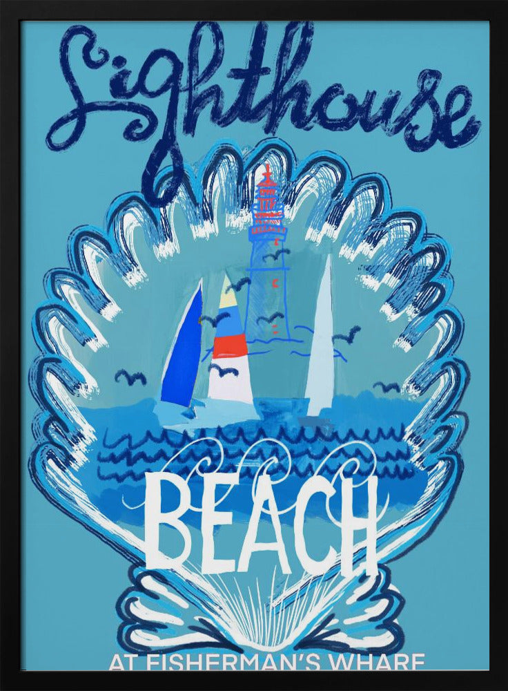 Lighthouse Beach Poster 2 | Poster