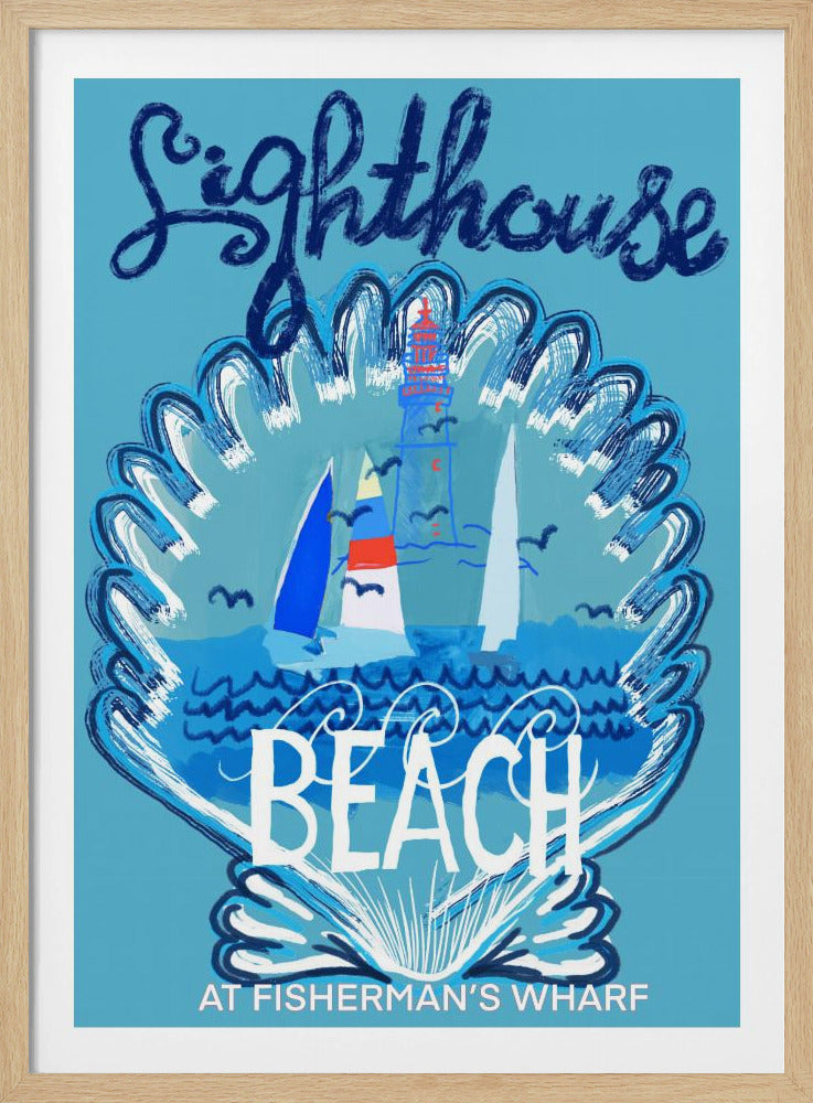 Lighthouse Beach Poster 2 | Poster