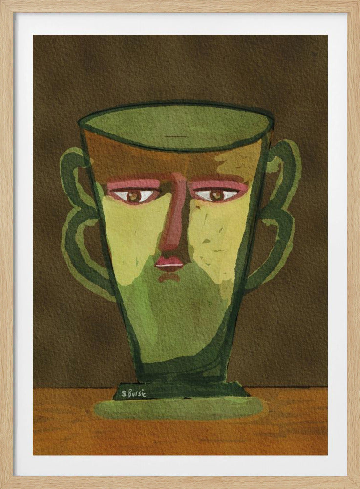 Tasse Mann braune Version | Poster