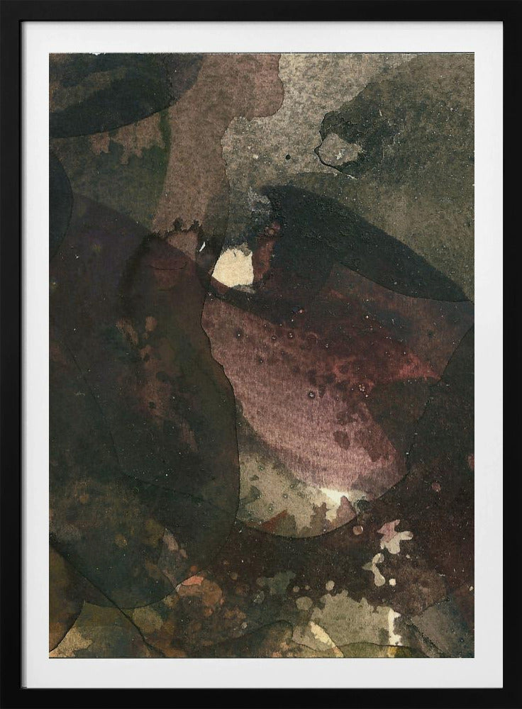 Erdtöne mit geschichteten Texturen | Poster