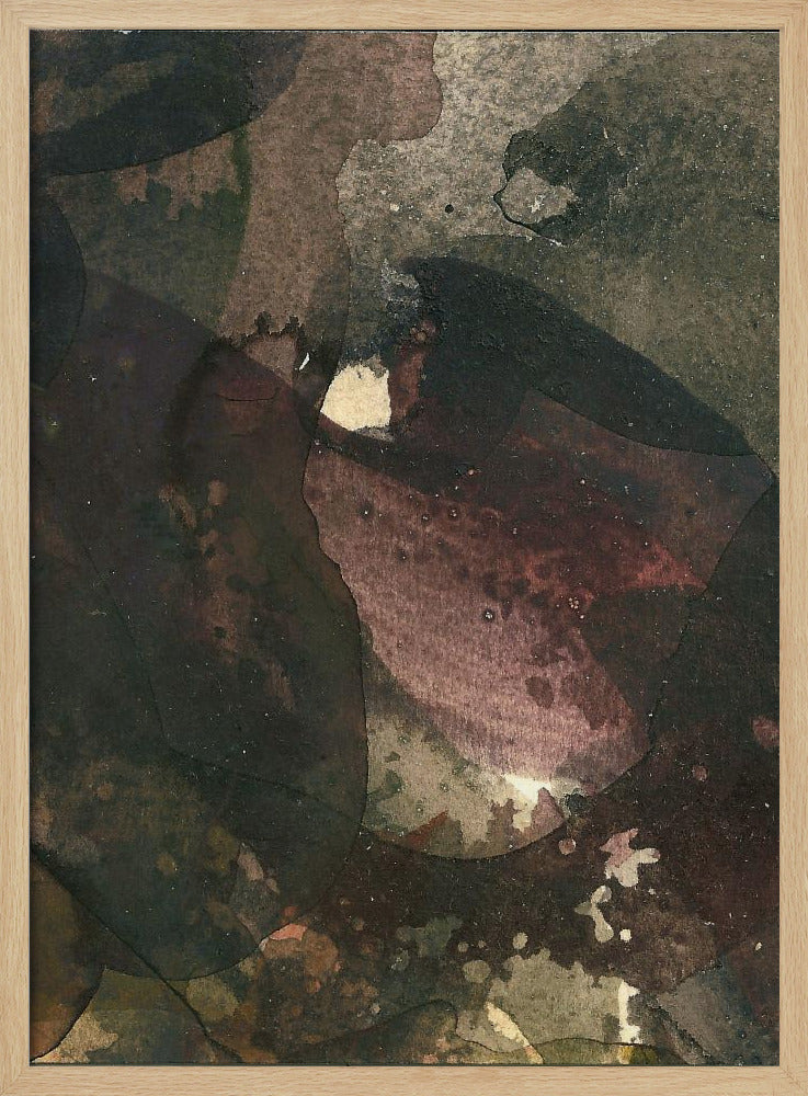 Erdtöne mit geschichteten Texturen | Poster