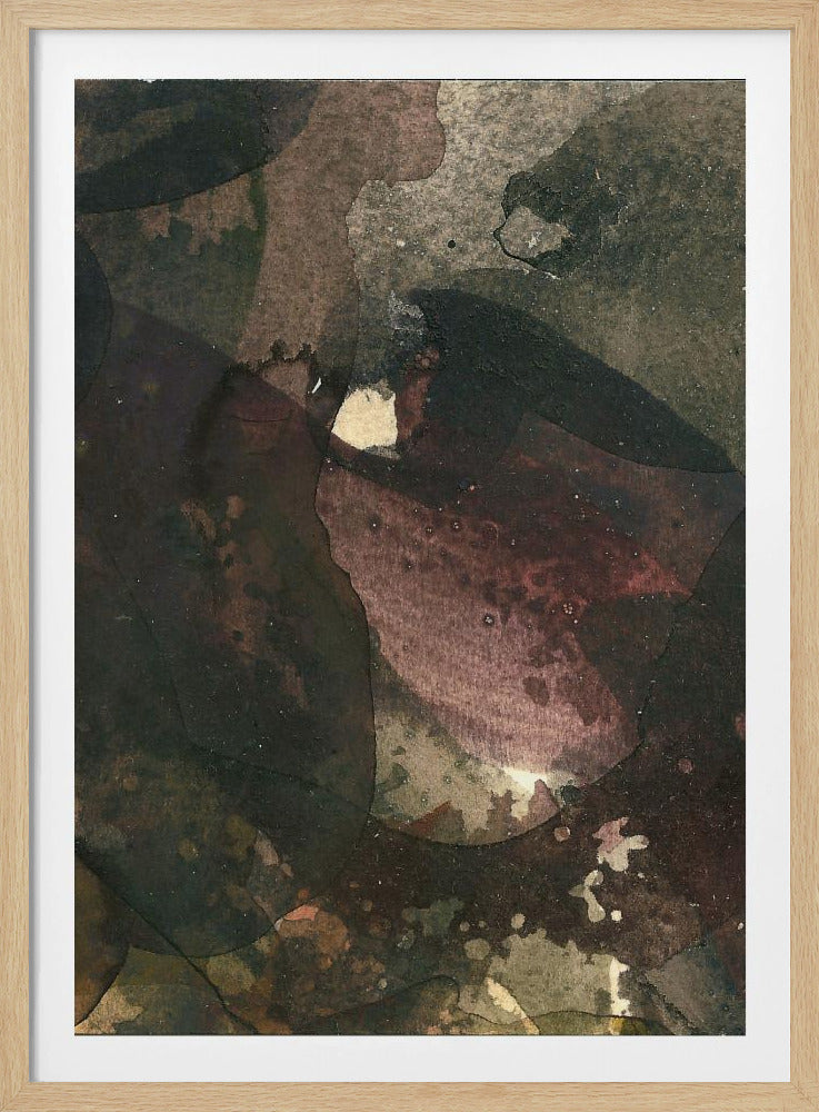 Erdtöne mit geschichteten Texturen | Poster