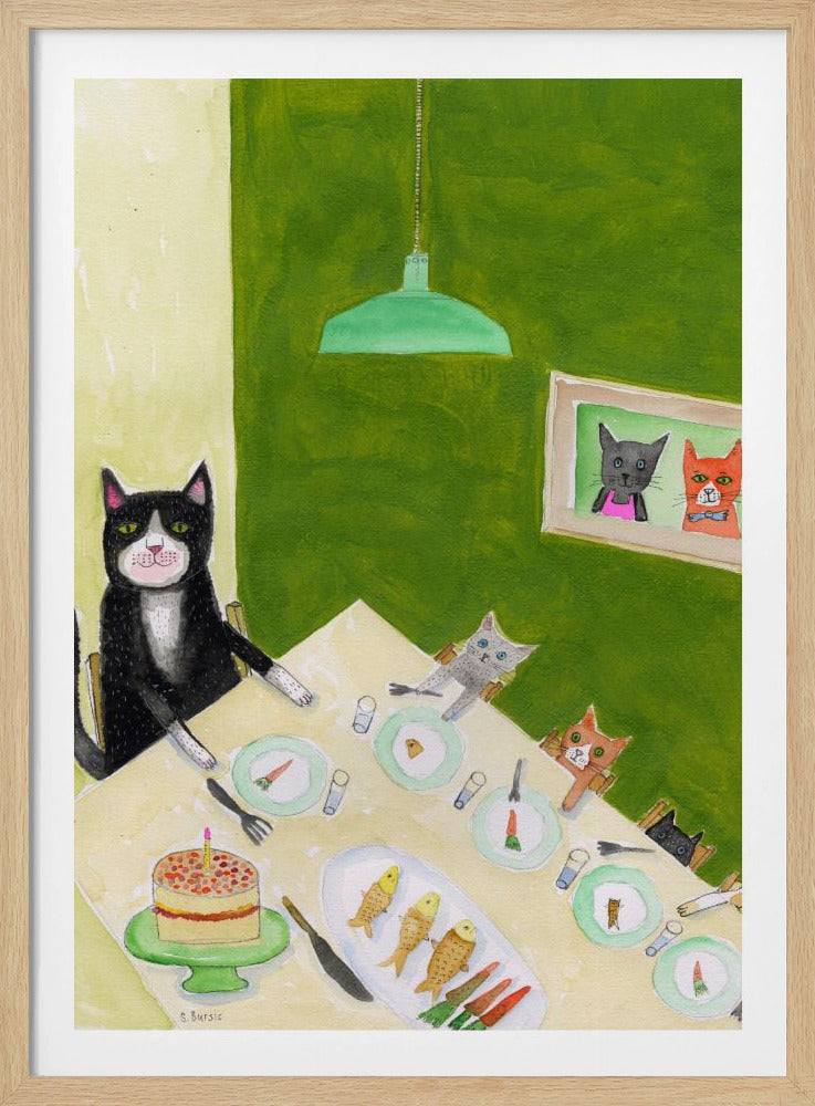 Katzenfamilie | Poster