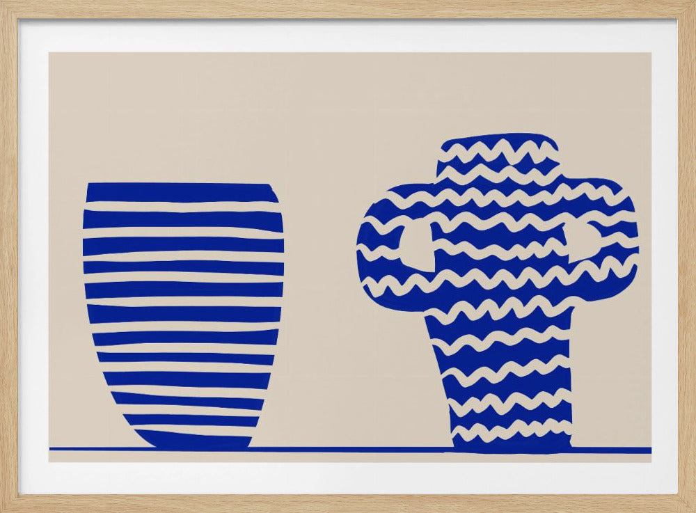 Blaue Vasen | Poster