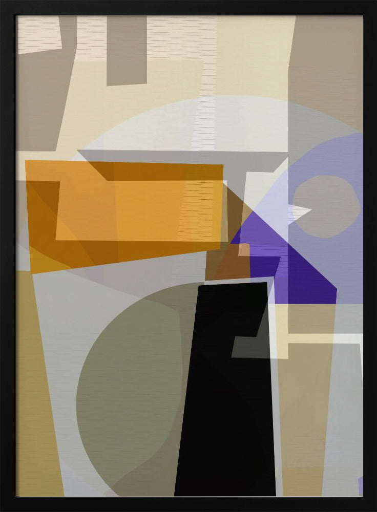 Gelb Lila Gewebt 3 | Poster