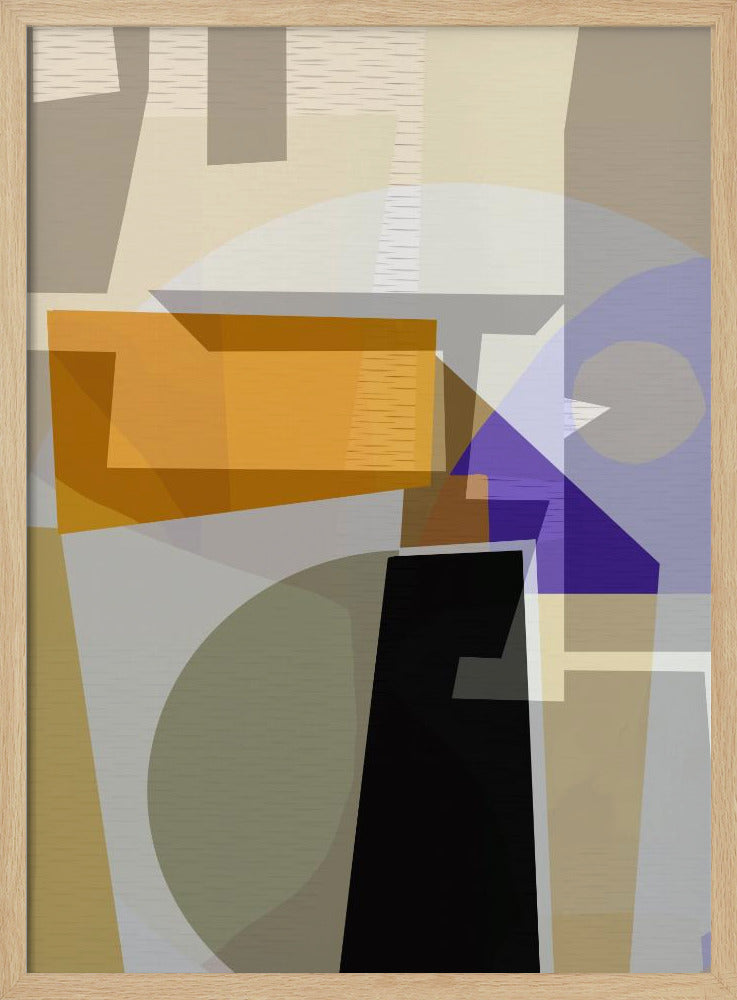 Gelb Lila Gewebt 3 | Poster