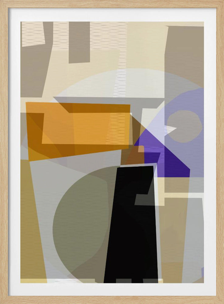 Gelb Lila Gewebt 3 | Poster