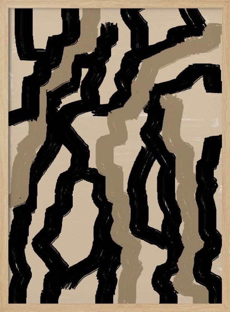Zickzack-Reflexionen | Poster