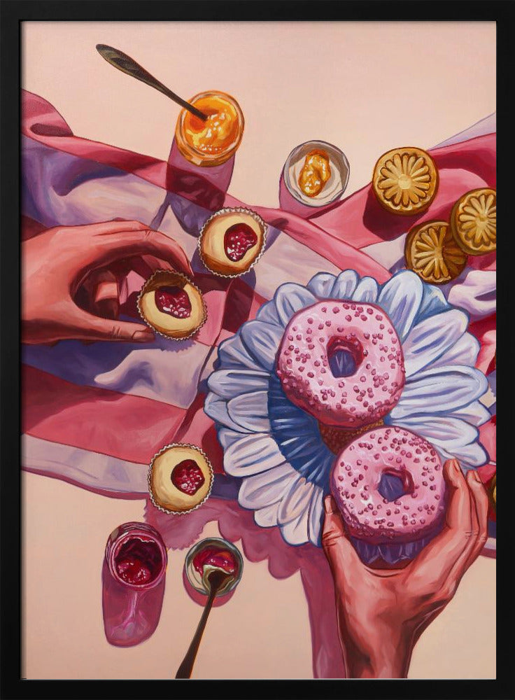 Mittwochs essen wir Pink | Poster