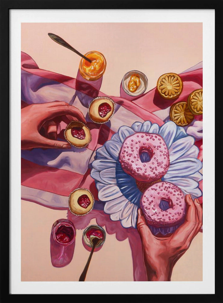 Mittwochs essen wir Pink | Poster