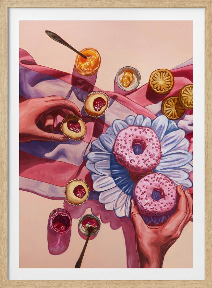 Mittwochs essen wir Pink | Poster