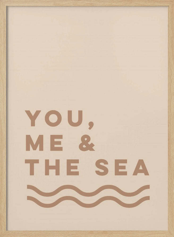 Du, ich und das Meer (Sand) | Poster